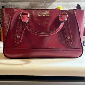 Burberry red bag